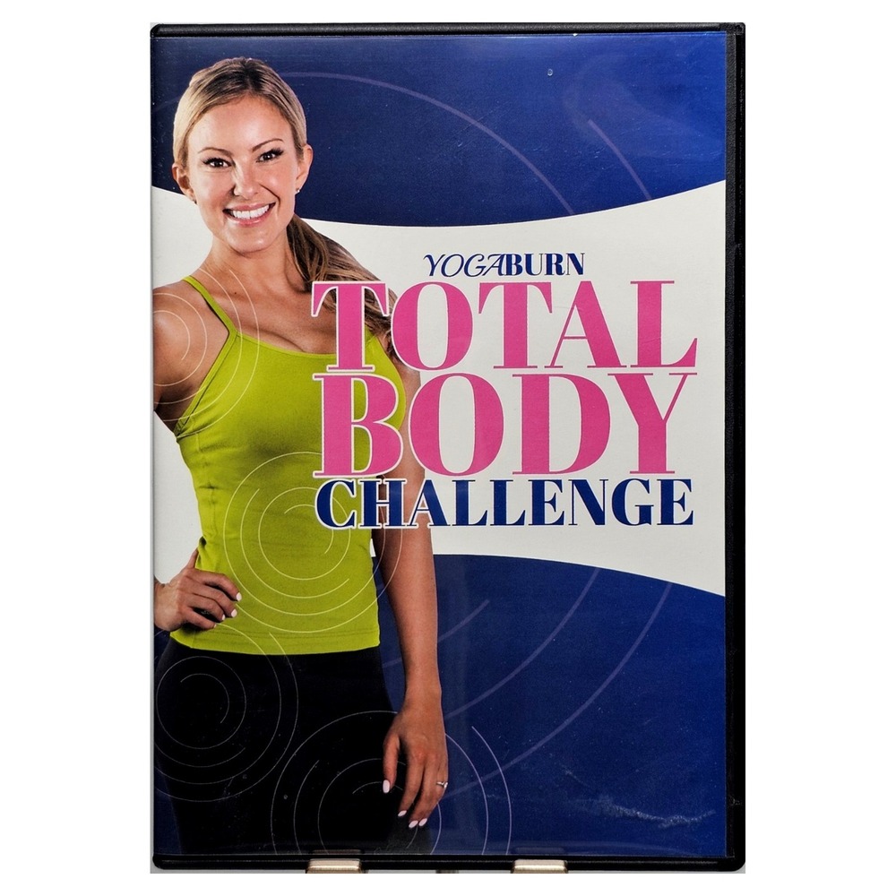Yoga Burn Total Body Challenge Premium Workout DVD Set Womens Fitness Exercise